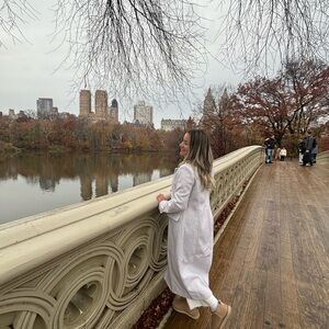 Elegant White Long Coat